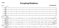 Escaping Shadows (STUDY SCORE + PARTS)